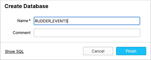 snowflake create database